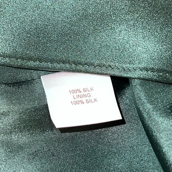 Michelle Mason Intermix 100% Silk Midi Dress One Shoulder Size 2 NWT - Picture 10 of 12